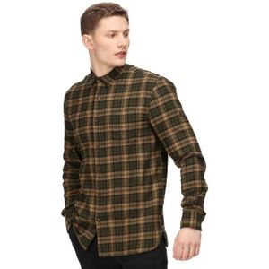 Regatta - Heren Lance - Geruit Overhemd - 100% Katoen - Met Lange Mouwen