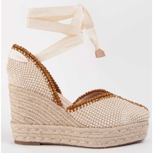 Montevita - Balenci12 - Espadrilles - Beige - Sleehak