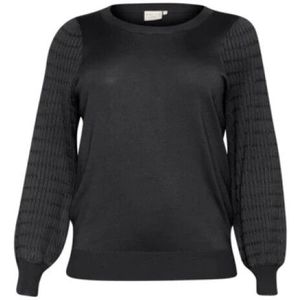 Kaffe - Curve - Pullover - Groen - Viscose Mix - Ronde Hals