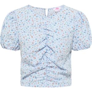 myMo - Spring Flowers - Blouse - Katoenmix - Ruitprint met Bloemen