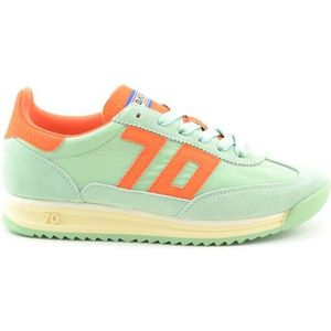 Back 70 - Jogger 11 11 - Sneakers - Light Green - Croc Orange