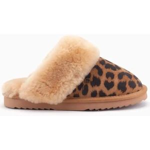 Warmbat - Collie Panther Print - Pantoffels - Chestnut