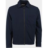 Born with Appetite Casual hemd lange mouw bari zipper shirt jacket 24314ba10/290 navy