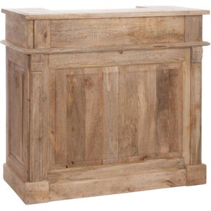 J-Line barkast 2lade rechthoek hout 120x50x108cm