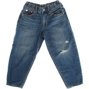 Hoog getailleerde spijkerbroek 813605 voor meisjes