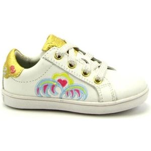 Twins - 500 - Veterschoenen - Wit - Wijdte 3.5