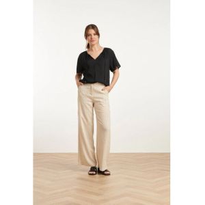 Smashed Lemon 25127 pinstriped linnen trousers |