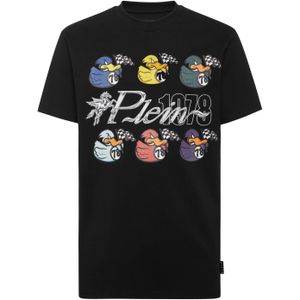 Philipp Plein - T-shirt - Zwart - Ronde Hals - Katoen