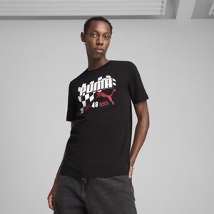 Puma Graphics Moto Flag T-Shirt Herren | Mit Other Pattern | Black | Größe: XL