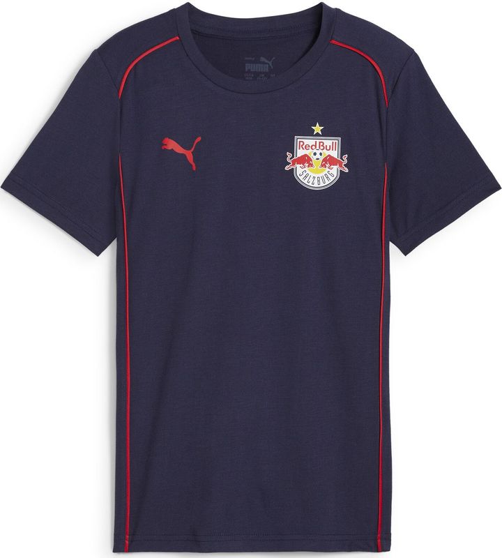 Puma FC Red Bull Salzburg Casuals T-Shirt Teenager F�ür Für Kinder | Mit Other Pattern | Navy/Red | Größe: 9-10Y