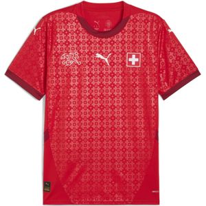 Puma Schweiz Frauen-Team 2025 Heimtrikot Herren | Mit Other Pattern | Red/Dark Crimson | Größe: L