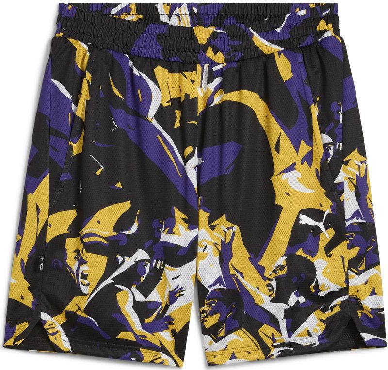 Puma Rival Rage Shorts mit Allover-Print Herren | Mit Other Pattern | Violet/Aop | Größe: L