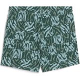 Puma ESS GRAPHIC Mid-Rise 5""Shorts Damen | Mit Checked | Green Moon | Größe: XS