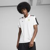 Puma Scuderia Ferrari HP Race MT7 Poloshirt Herren | Mit Color Blocking | White | Größe: XXL