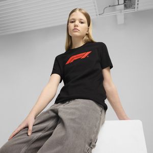 Puma F1® Essentials T-Shirt Kinder | Mit Plain | Black | Größe: 6-7Y