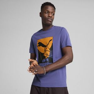 GRAPHICS Puma Shadow Play T-Shirt Herren | Mit Print | Blue Crystal | Größe: L