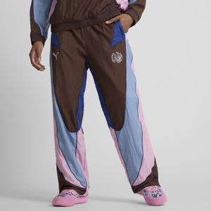 Puma HOOPS x KIDSUPER Trainingshose | Mit Color Blocking | Chestnut Brown | Größe: XXL
