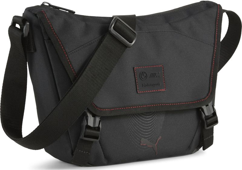 Puma BMW M Motorsport LIFESTYLE 5L Kleine Messenger-Bag | Mit Plain | Black/Aop