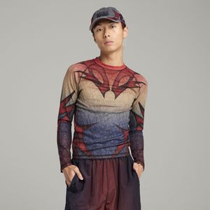 Puma x ARIES Enges Oberteil Unisex | Mit Print | Sand Dune | Größe: L