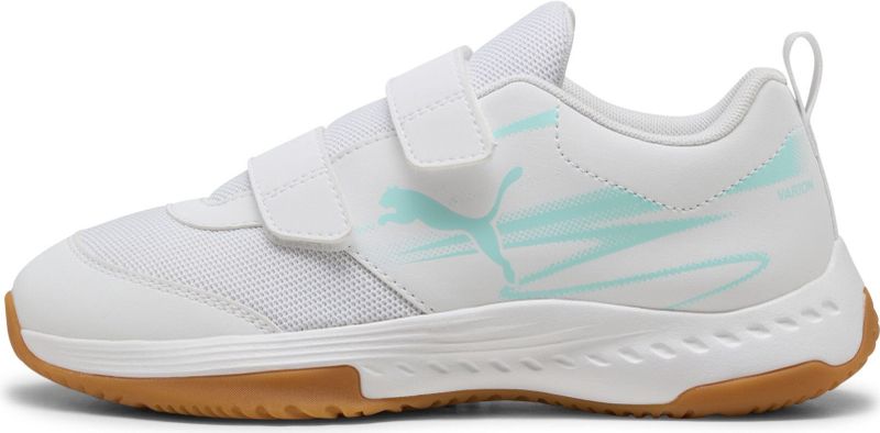 Puma Varion II Hallensportschuhe Teenager Für Für Kinder | Electric Peppermint/White/Gum | Größe: 35
