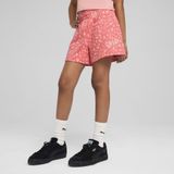 Puma Flaming Love Hochgeschnittene Shorts Teenager Für Damen Für Kinder | Mit Animal Print | Peach Frost | Größe: 11-12Y