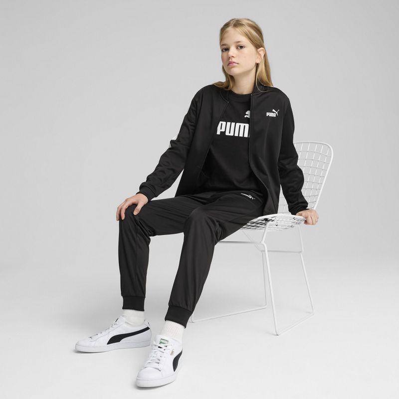 Puma Poly Baseball-Anzug Teenager Für Damen Für Kinder | Mit Plain | Black | Größe: 9-10Y