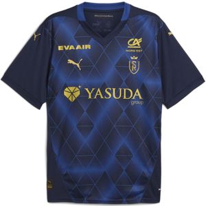 Puma Stade Reims 24/25 Auswärtstrikot Teenager Für Für Kinder | Navy/Clyde Royal | Größe: 9-10Y