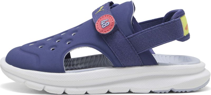 Puma Evolve Poised2Race Sandalen Kinder | Mit Plain | Blue Crystal/Cool Weather/Lemon Sherbert | Größe: 33