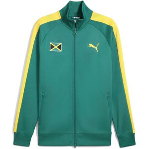 Puma x JAMAICA T7 Always On Trainingsjacke Herren | Mit Colorful | Highlands Green/Jamaica | Größe: S