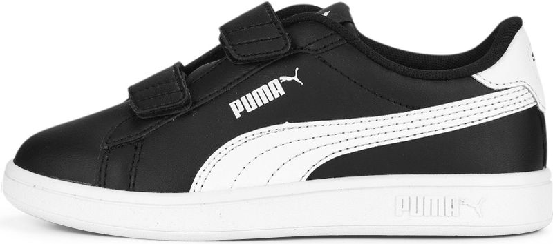Puma Smash 3.0 Leather Sneakers für Kinder Schuhe | Black/White | Größe: 33
