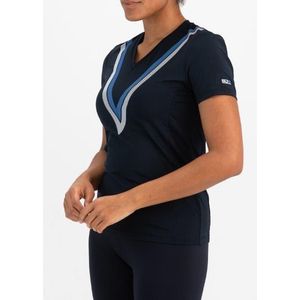 Evelinn Dames Padel Shirt Dark Blue
