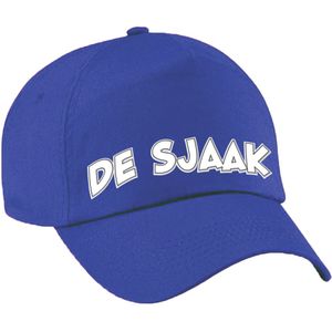 Cadeau pet/cap voor volwassenen - de Sjaak - blauw - vrijgezellenfeest - bruiloft/trouwen - Verkleedhoofddeksels