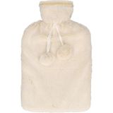 DID - Warmwaterkruik - Creme Wit - 2L - Met Zachte Pluche Hoes