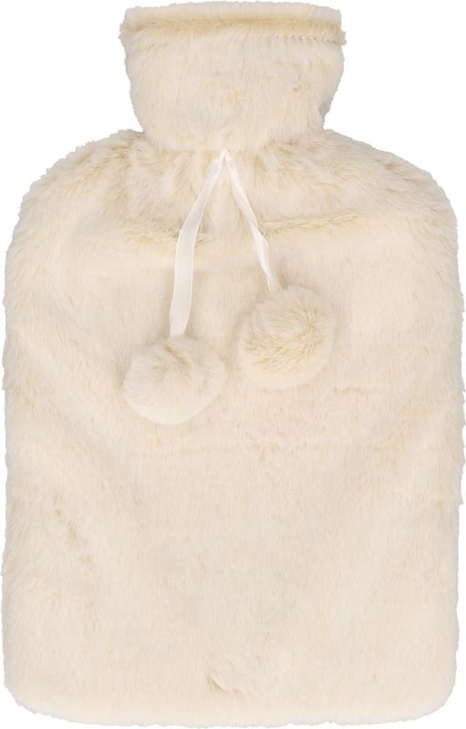 DID - Warmwaterkruik - Creme Wit - 2L - Met Zachte Pluche Hoes
