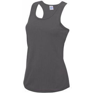 Grijs strand singlet sneldrogend voor dames - Tanktops