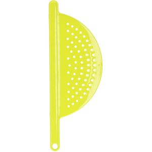 Kunststof keuken vergiethulp groen 34 cm - Plastic vergieten keuken accessoires