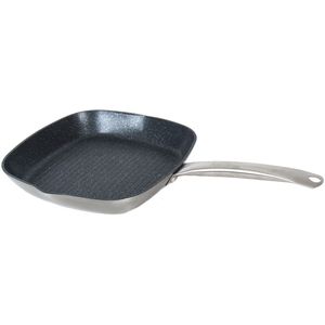 Aluminium grillpan Rila met anti-aanbak laag 29 cm - Grilpannen