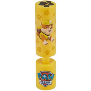 1x Paw Patrol waterpistool/waterpistolen van foam geel - Rubble - 15 cm - Zomerspeelgoed/buitenspeelgoed