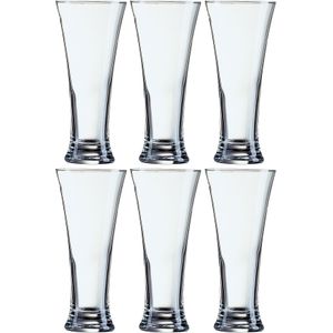 Luxe Pilsner Bierglazen - Set van 12 stuks - 330 ml