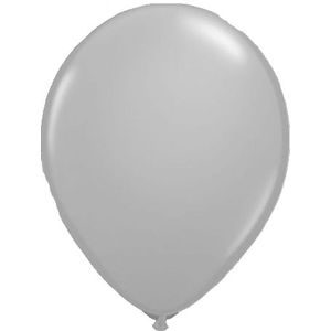 LED licht ballonnen zilver 20x stuks - Ballonnen