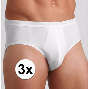 3x Sloggi basic midi heren slip wit L - Overige artikelen