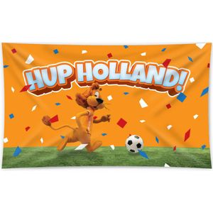 Gevelvlag Loeki de Leeuw Hup Holland 100 x 150 cm oranje - Vlaggen
