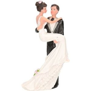 10cm taartdecoratie bruidspaar romantisch - Taartdecoraties