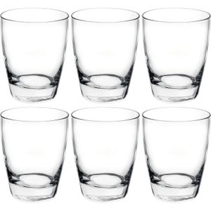 Set van 9x stuks tumbler waterglazen/drinkglazen transparant 280 ml - Drinkglazen