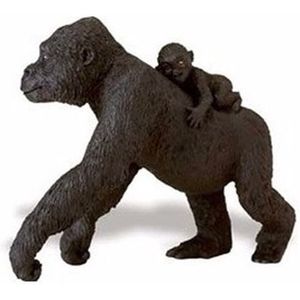 Plastic dieren gorillaatje 11 cm - Speelfiguren