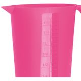 Juypal Schenkkan/waterkan - fuchsia roze - 1,75 liter - kunststof -L22 x H20 cm