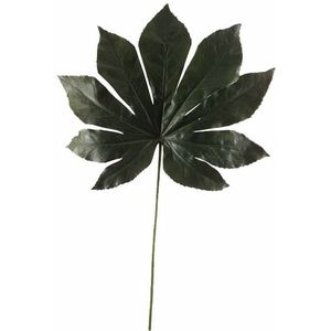 Vingerplant Fatsia kamerplant nep tak 55 cm donkergroen - Kunstplanten