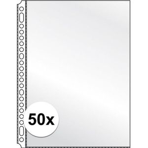 50x Insteekhoezen transparant A4 formaat 23 rings - Showtassen / insteekhoesjes