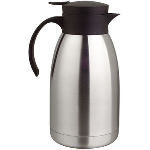 Thermosfles - 2 liter - RVS - 13,5 x 27 cm - isoleerkan - koffiekan  - Thermosflessen