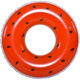 Opblaasbare zwembad band/ring watermeloen 125 cm - Zwembanden